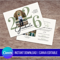 The Academic Arc Graduation Invitation Canva Instant Download