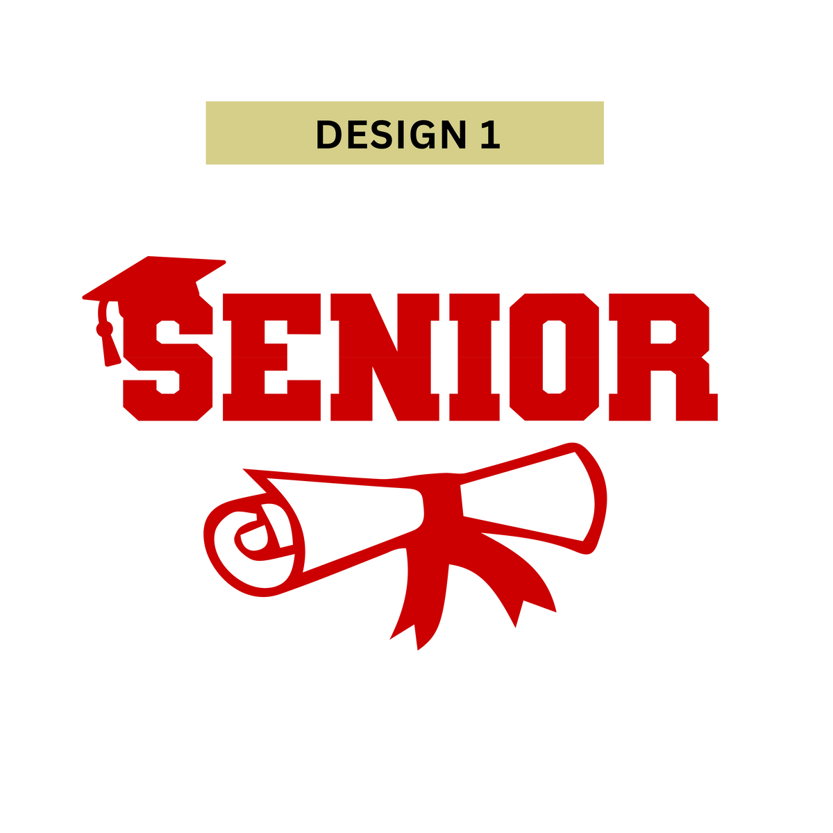 Senior Classic Sweatshirt - Personalized School Spirit Name & Colors