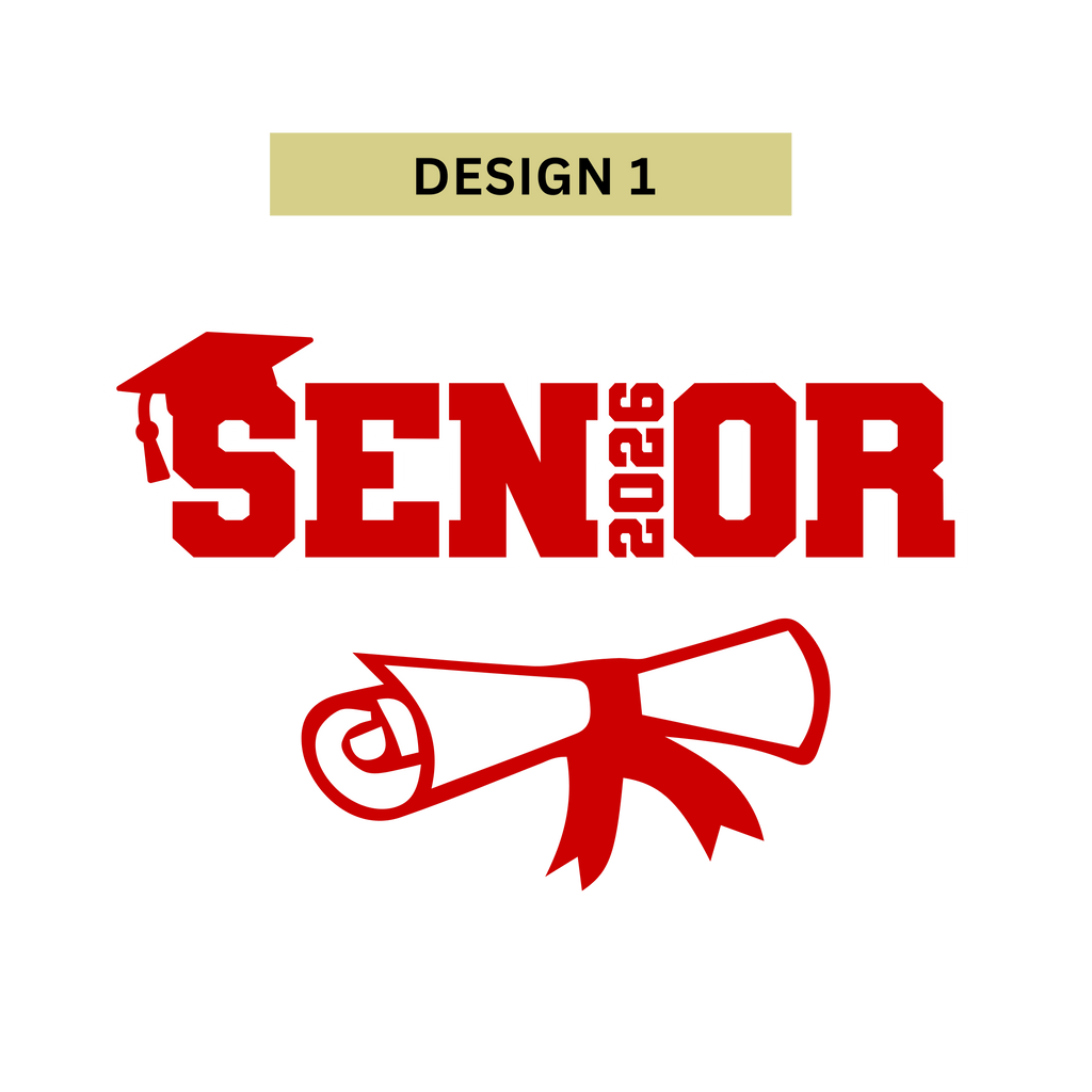 Senior Year Sweatshirt - Personalized School Spirit Name & Colors