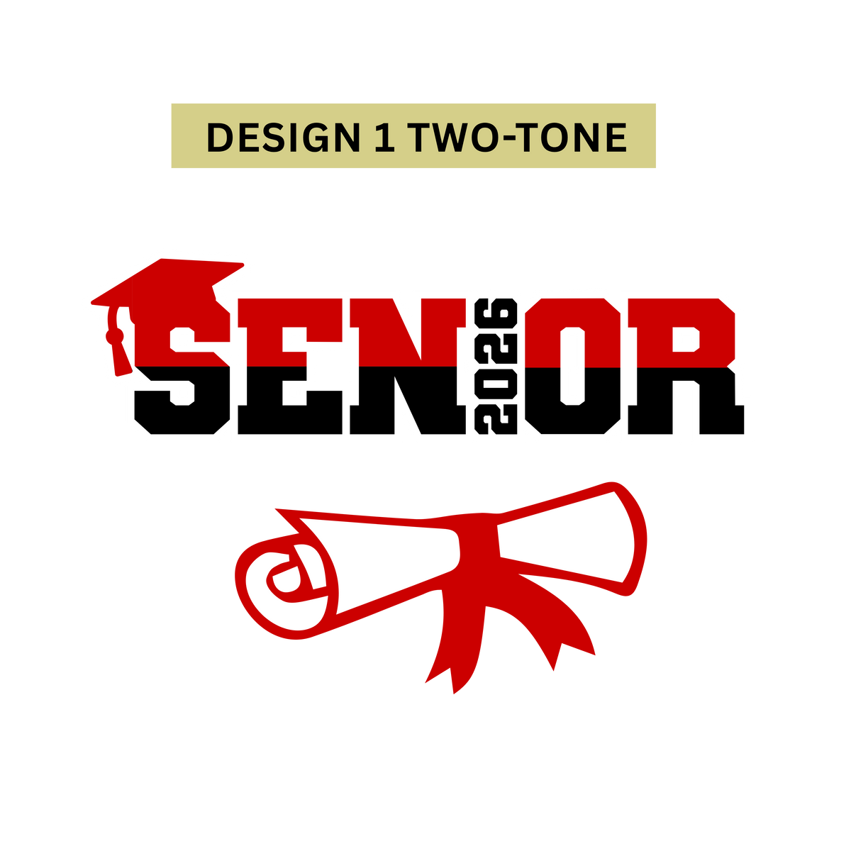 Senior Year Sweatshirt - Personalized School Spirit Name & Colors