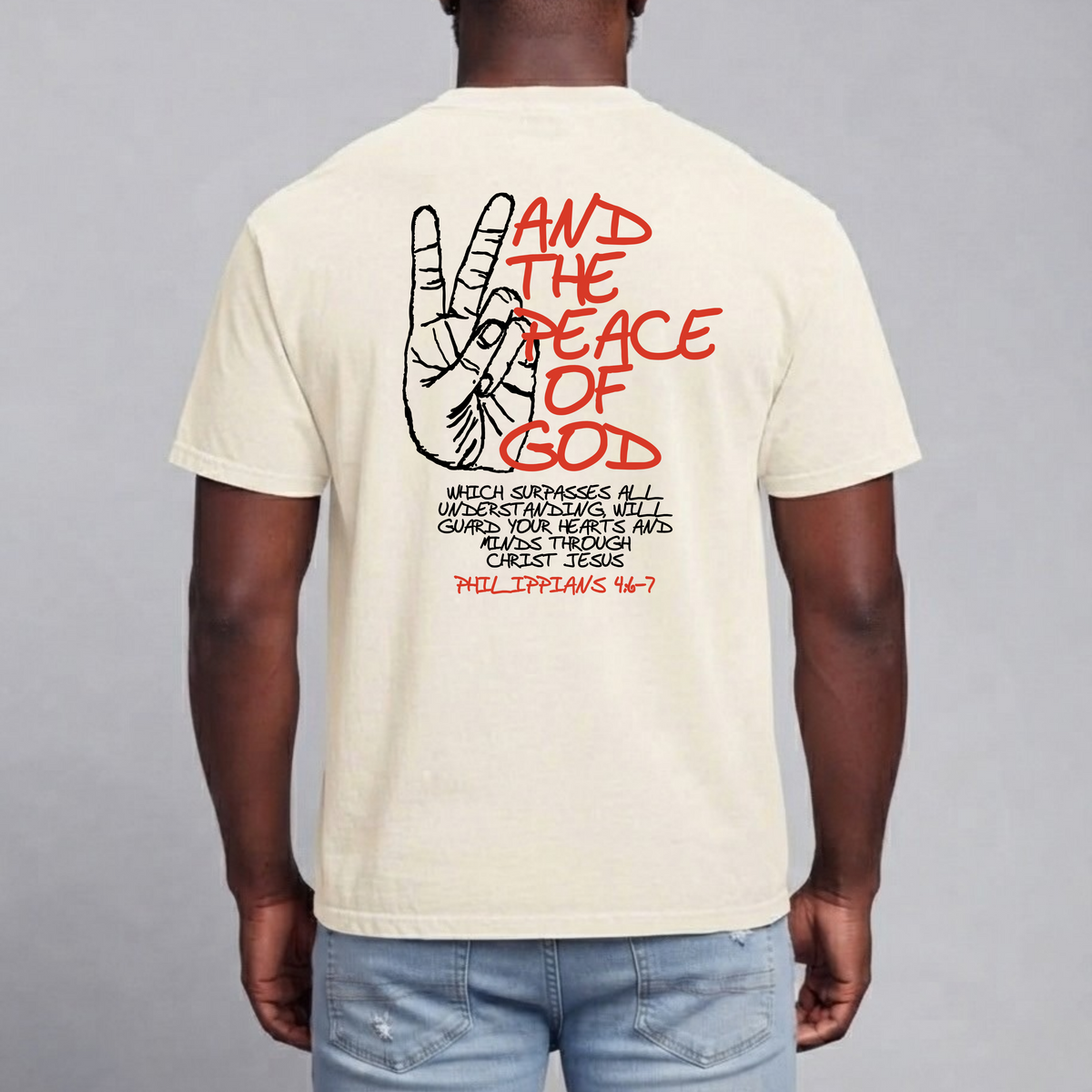 And the Peace of God Tee - Ivory