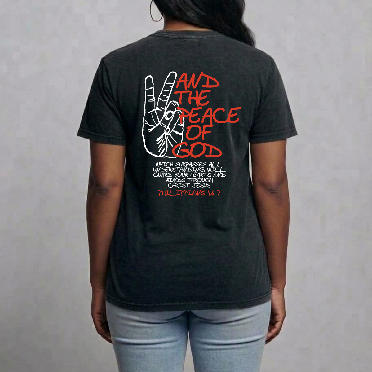 And the Peace of God Tee - Black