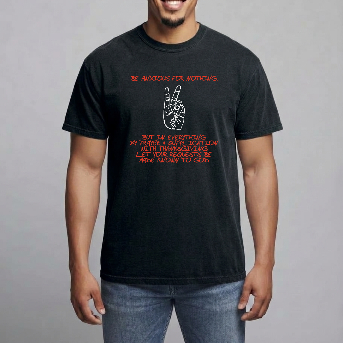And the Peace of God Tee - Black