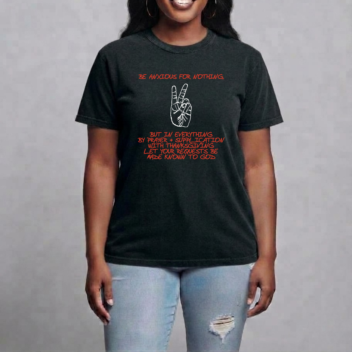 And the Peace of God Tee - Black