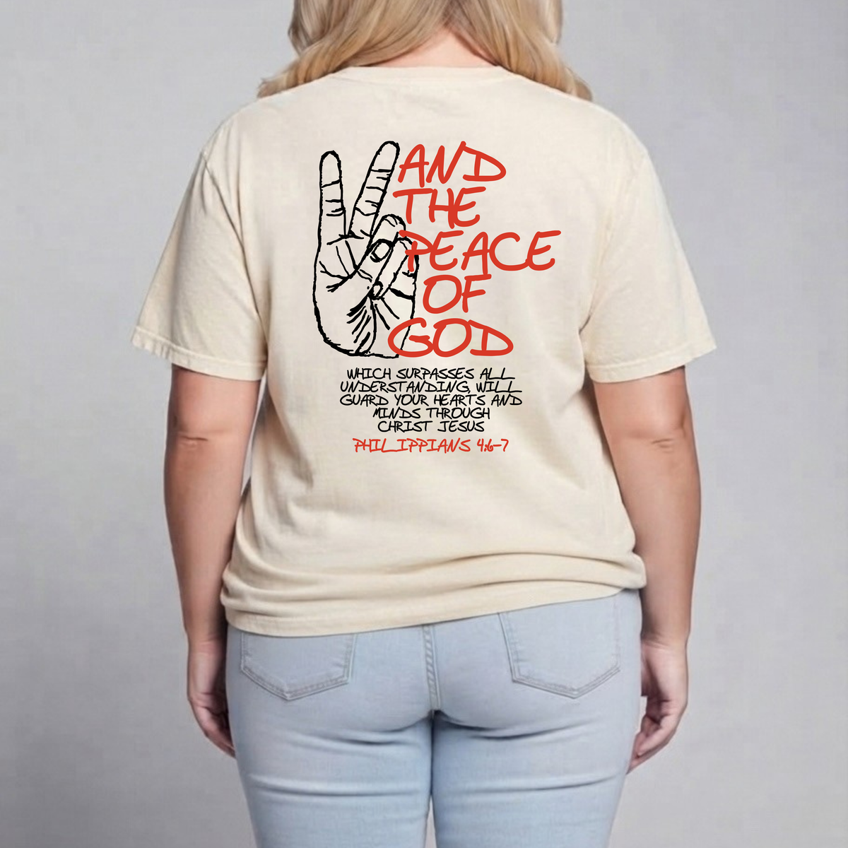 And the Peace of God Tee - Ivory