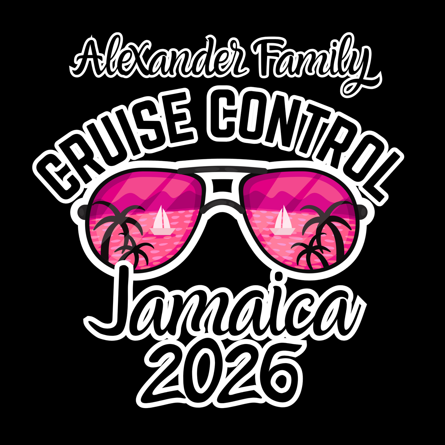 Cruise Control Ocean Outlook - Matching Vacation Shirt