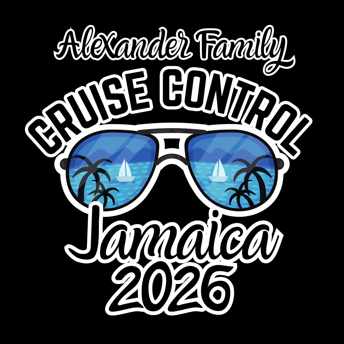 Cruise Control Ocean Outlook - Matching Vacation Shirt