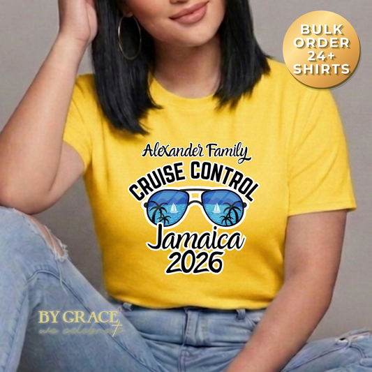 Custom Cruise Control Ocean Outlook Matching Vacation Shirt | Bulk Wholesale Order