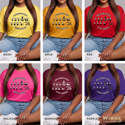 Custom Vintage Sailor Cruise Crew Matching T-Shirt | Bulk Wholesale Order