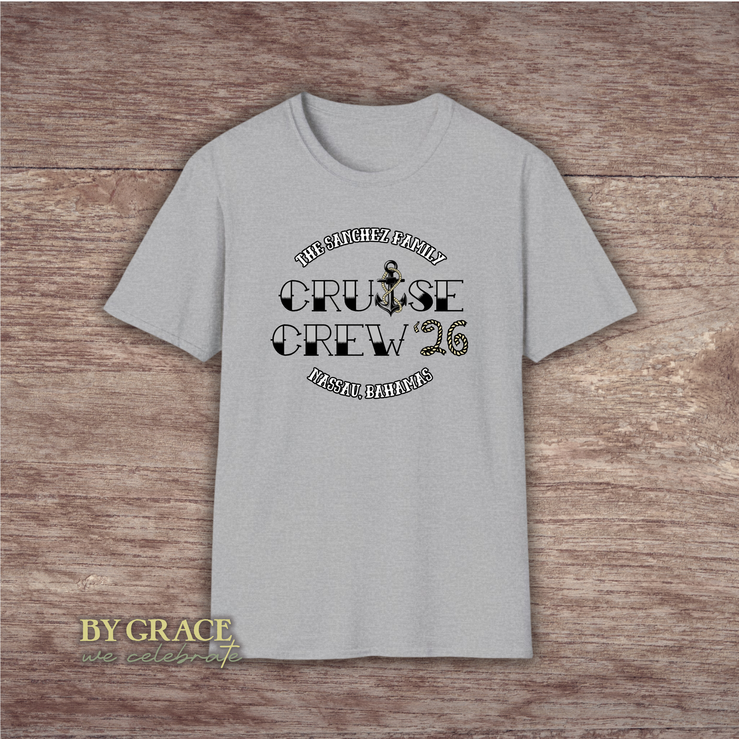 Custom Vintage Sailor Cruise Crew Matching T-Shirt | Bulk Wholesale Order