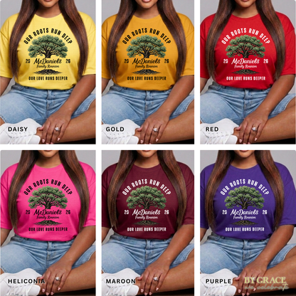 Deep Roots - Family Reunion Custom T-Shirt