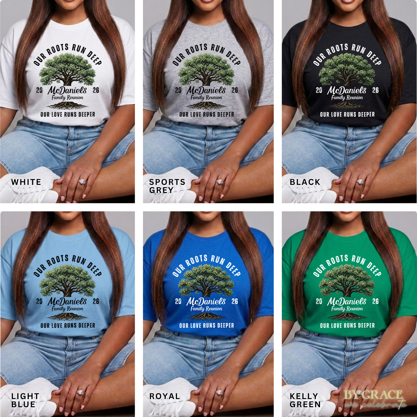 Deep Roots - Family Reunion Custom T-Shirt