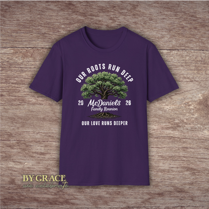 Deep Roots - Family Reunion Custom T-Shirt