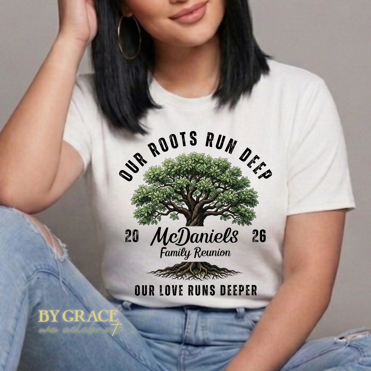 Deep Roots - Family Reunion Custom T-Shirt
