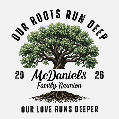Deep Roots - Family Reunion Custom T-Shirt