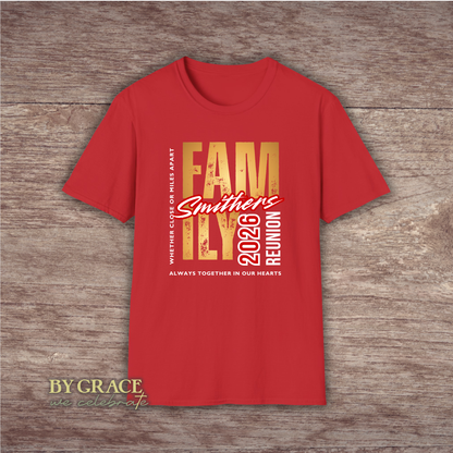 The "Together in Our Hearts" Family Reunion Matching T-Shirt | Bulk Wholesale Order