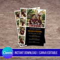 They Did It Graduation Invitation Canva Instant Download