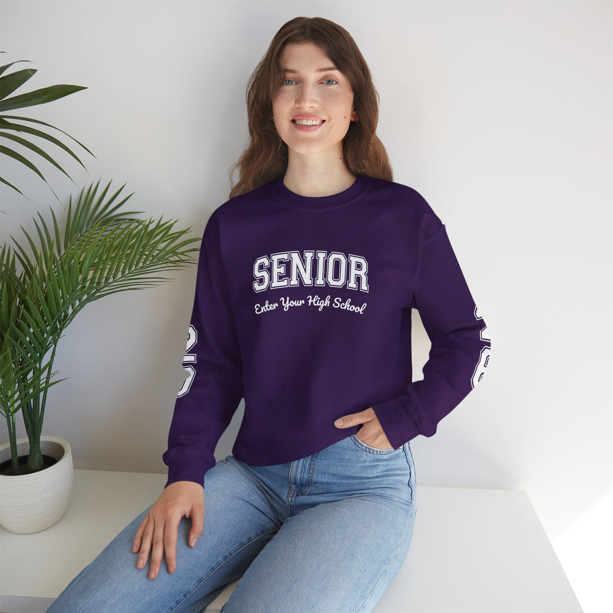 Personalized Senior Spirit Student Crewneck