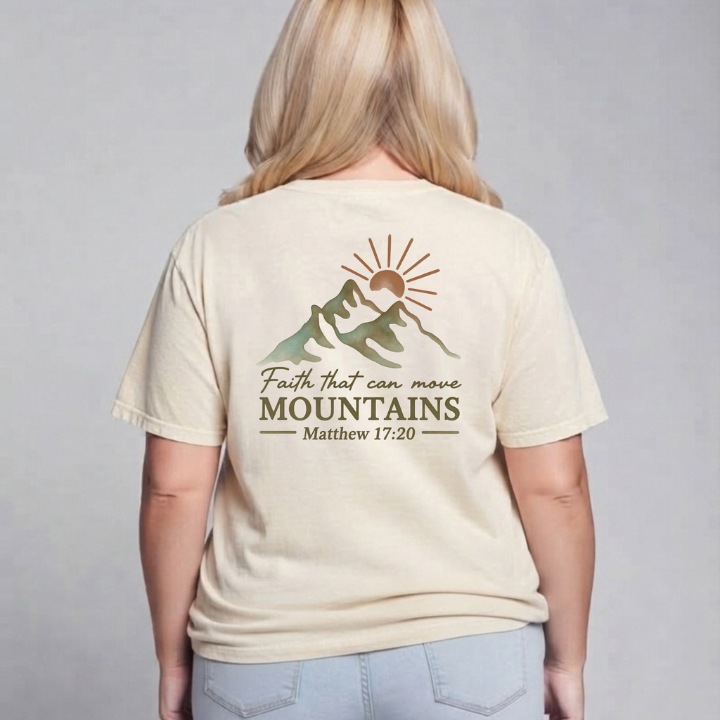 Move Mountains Tee - Ivory