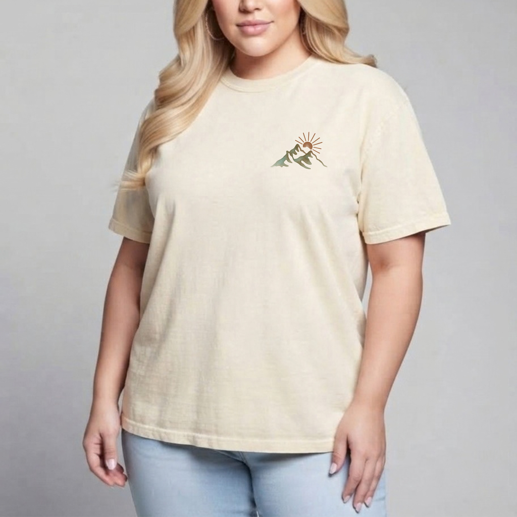 Move Mountains Tee - Ivory