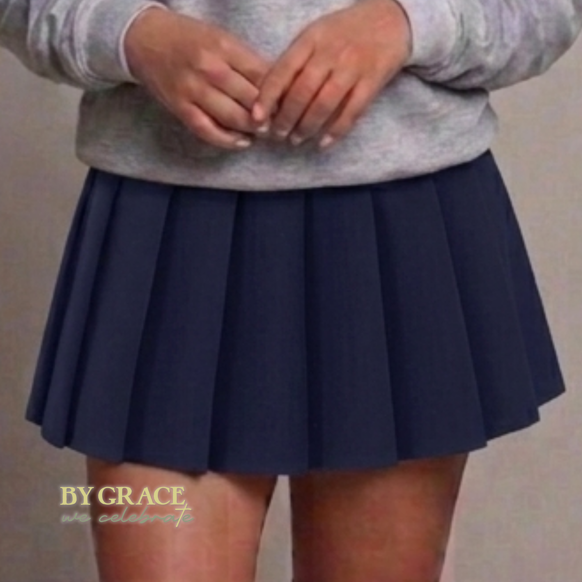 Custom Personalized Pleated Spirit Skirt | Senior, Team & Birthday