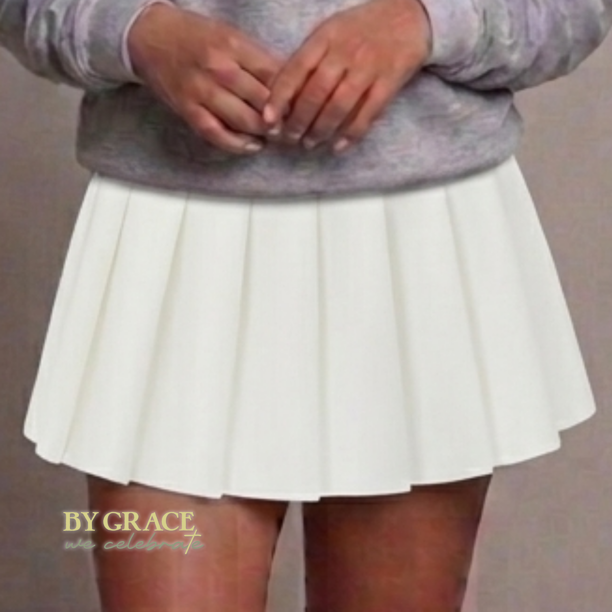 Custom Personalized Pleated Spirit Skirt | Senior, Team & Birthday