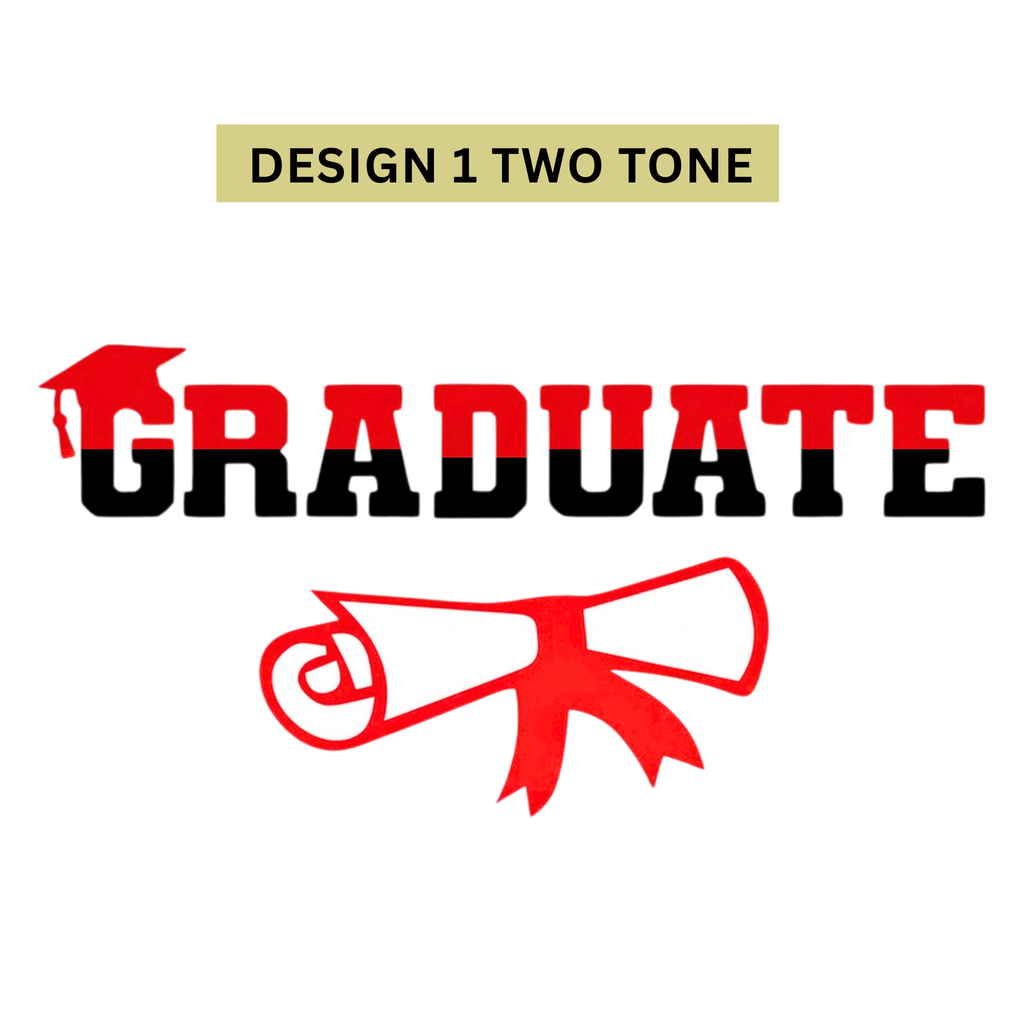 Grad Sweatshirt - Personalized School Spirit Name & Colors