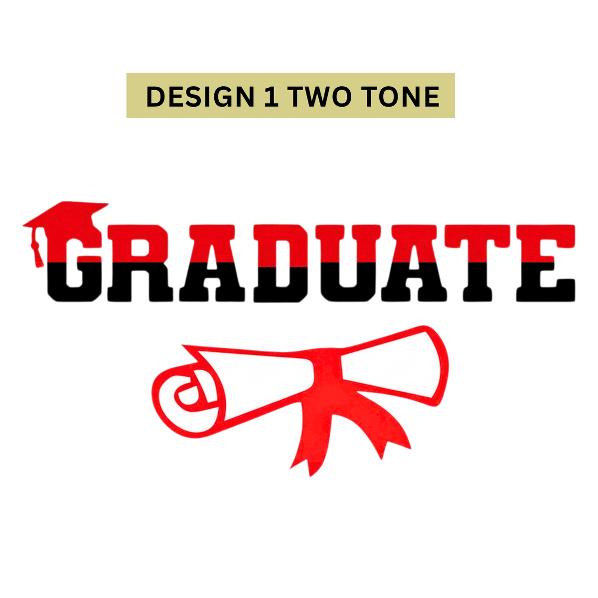 Grad Sweatshirt - Personalized School Spirit Name & Colors
