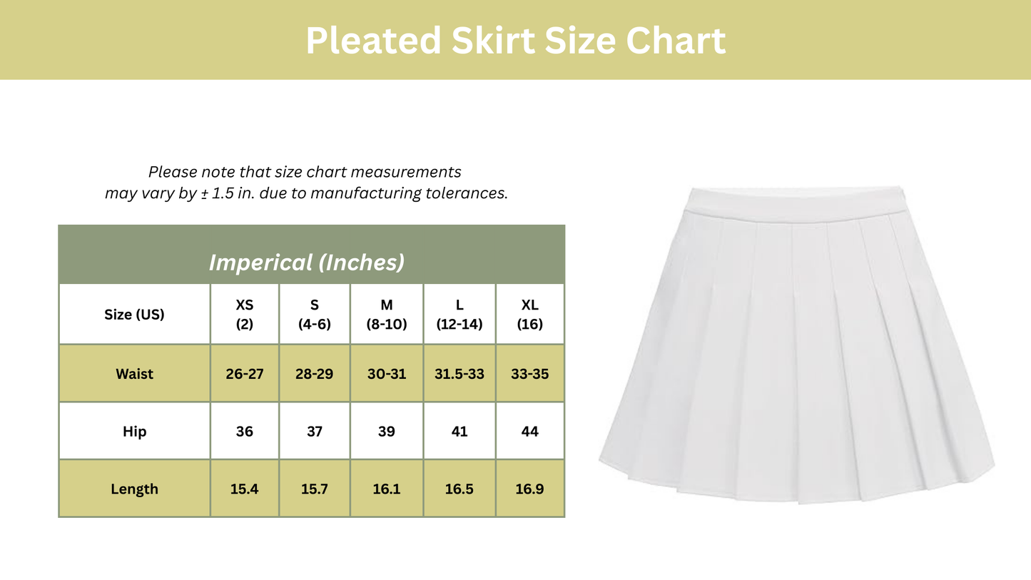 Senior Custom Pleated Skirt