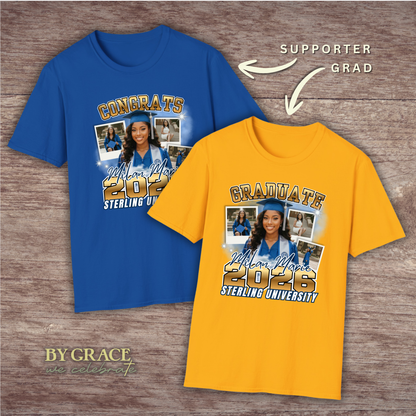 Custom Photo Collage Graduation Shirt