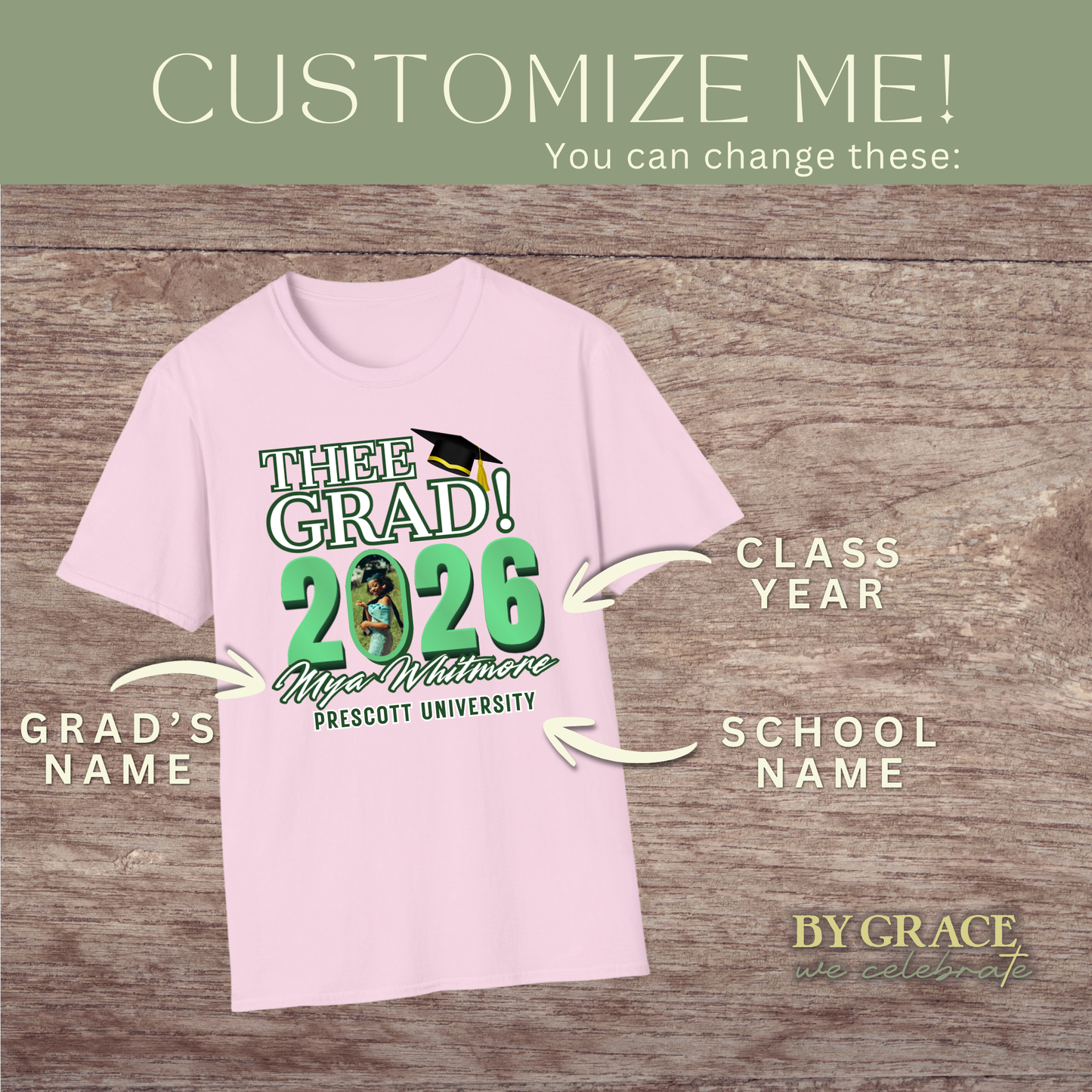 Thee Grad Graduation Shirt