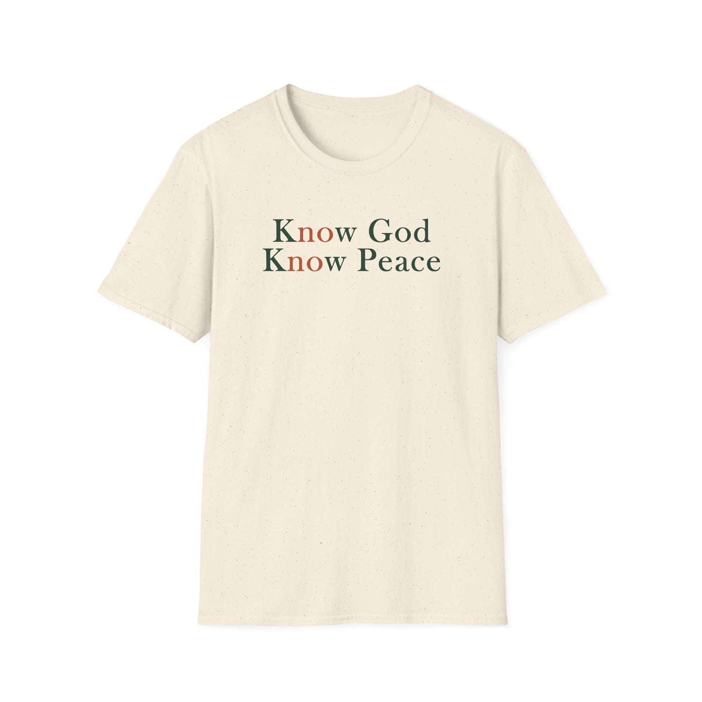 Know God, Know Peace: Minimalist Tee