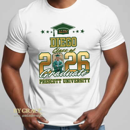 The Bold Grad Personalized Graduation Shirt