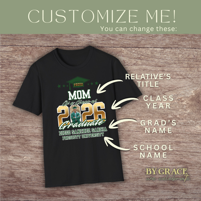 The Bold Grad Personalized Graduation Shirt
