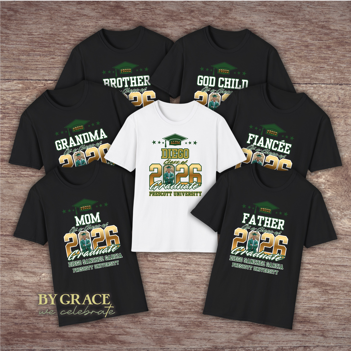 The Bold Grad Personalized Graduation Shirt
